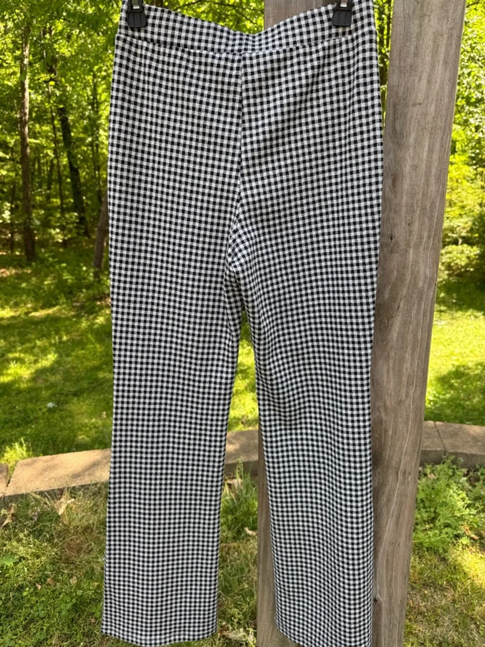 Sincerely Jules Black & White Gingham Pants - Picture 6 of 7
